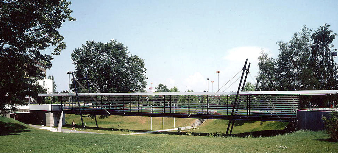 Passerelle piétonne du CHU Hautepierre à Strasbourg