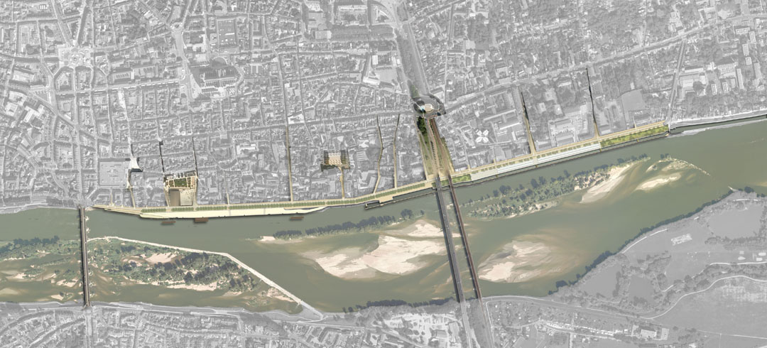 Aménagement des quais et capitainerie de la ville d'Orléans