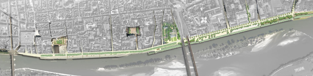 Aménagement des quais et capitainerie de la ville d'Orléans