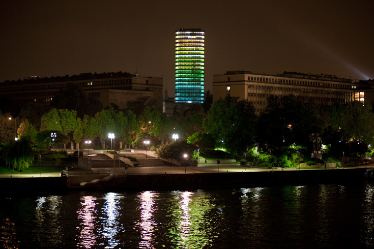 Tour centrale du Campus de Jussieu