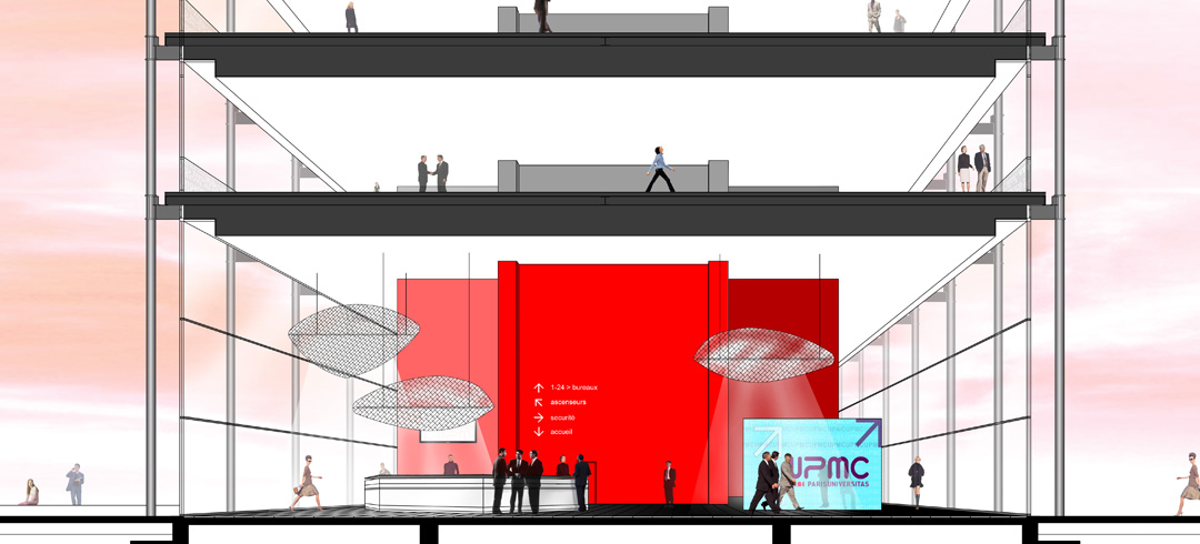 Tour centrale du Campus de Jussieu